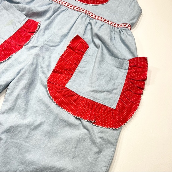 Vintage Handmade Raggedy Ann Jumpsuit Outfit - Picture 6 of 12